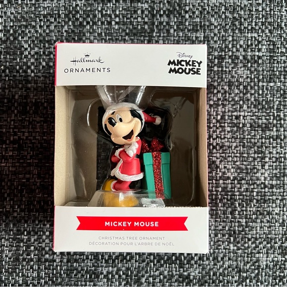 NIB Hallmark Mickey Mouse and Present Ornament - Picture 1 of 10
